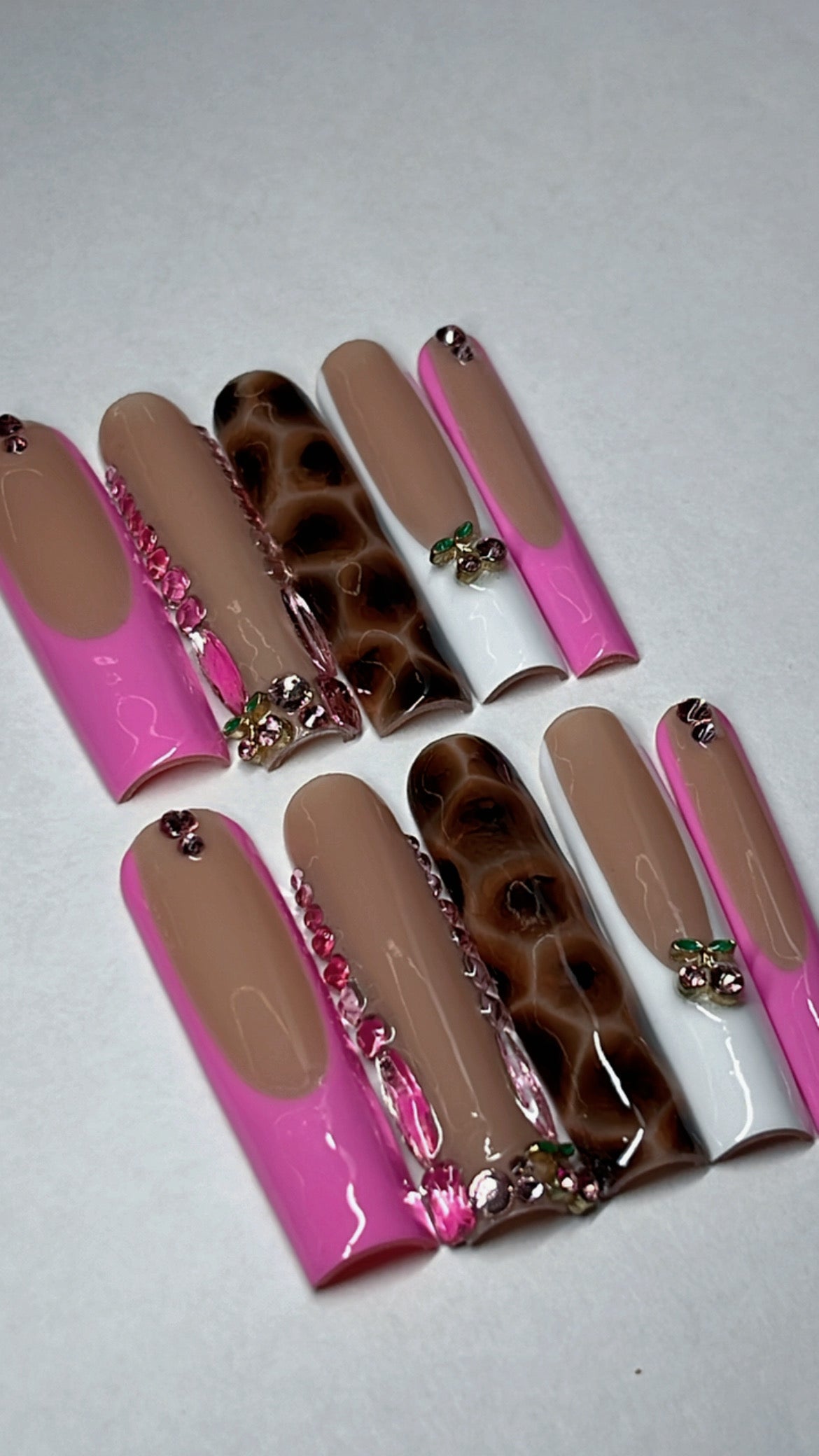 PRRR | SQUARE | XL LONG | PRESS ON NAILS