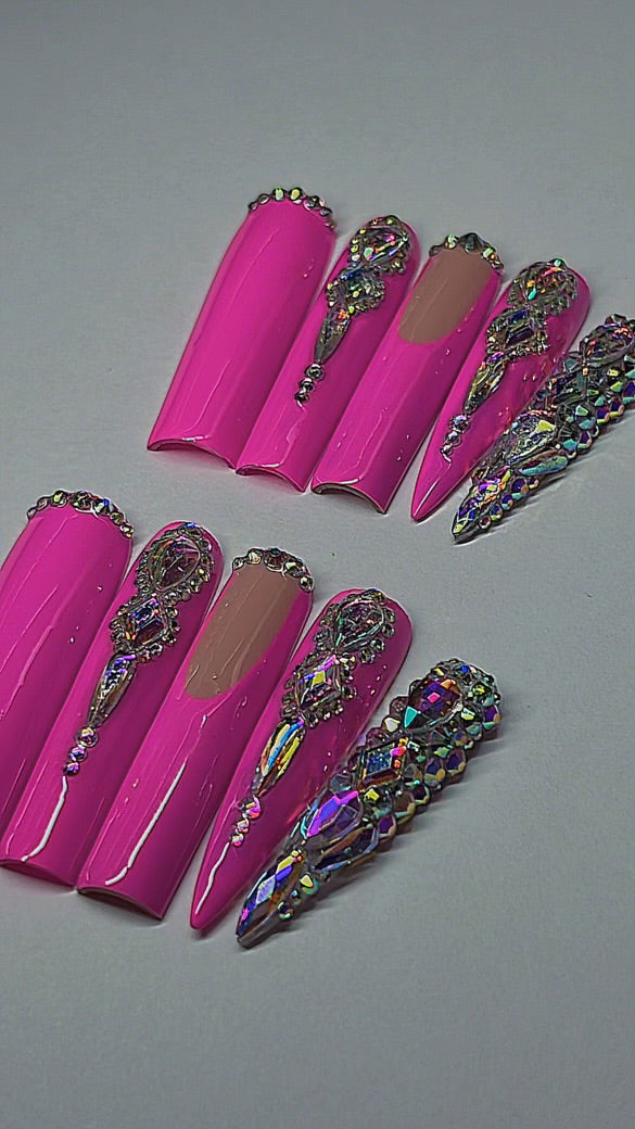 KOKO G | SQUARE | XL LONG | PRESS ON NAILS