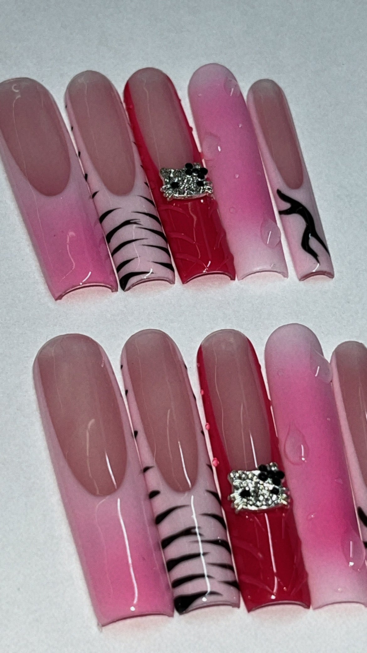 KU$H | SQUARE | XL LONG | PRESS ON NAILS