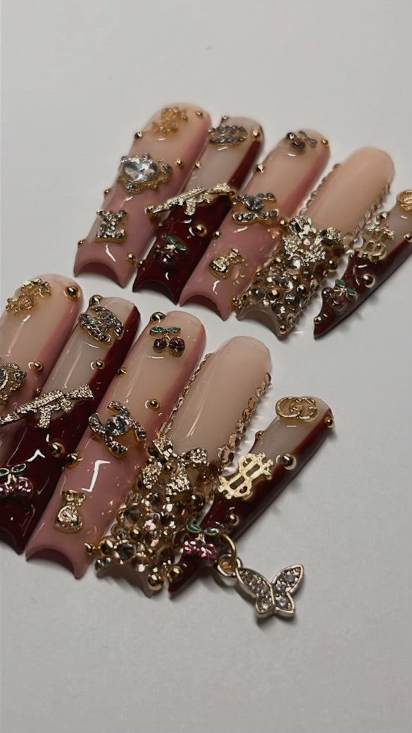 JUNKY | MOON CUTT | 3XL LONG | PRESS ON NAILS