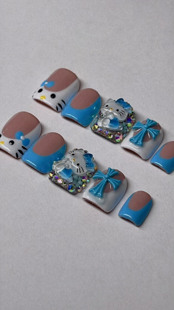 BESTIE | SQUARE | EXTRA SHORT | PRESS ON NAILS