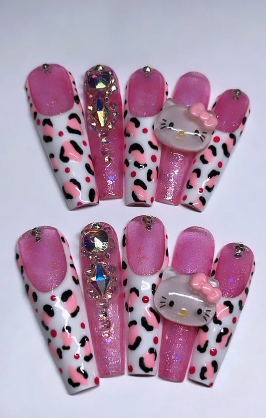 DOLL | COFFIN | XL LONG | PRESS ON NAILS