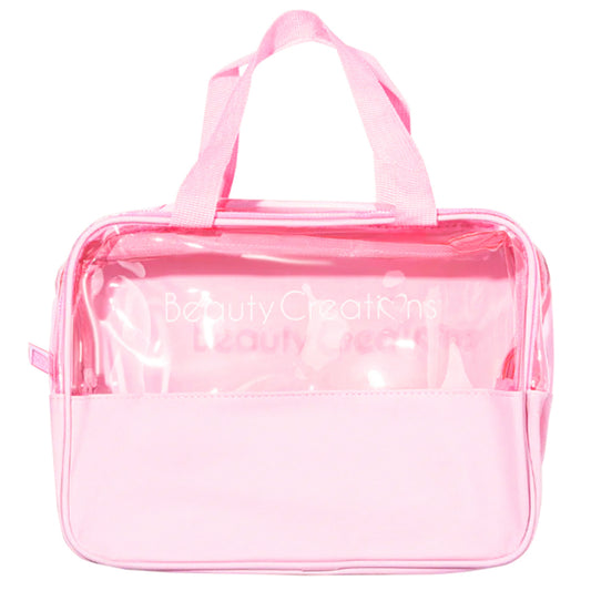 LARGE PINK BEAUTY BAG