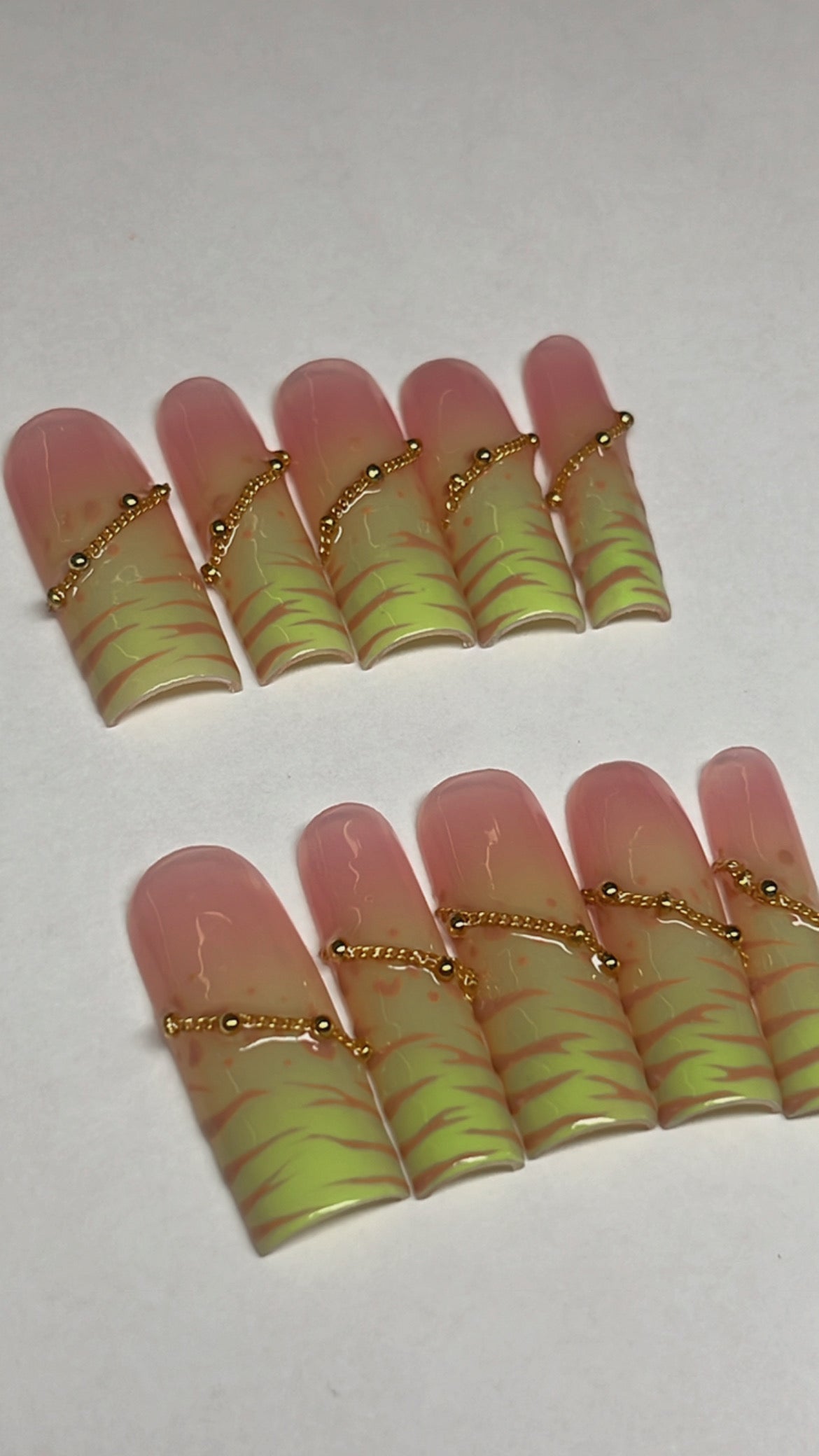 ZEBRA QUEEN | SQUARE | LONG | PRESS ON NAILS