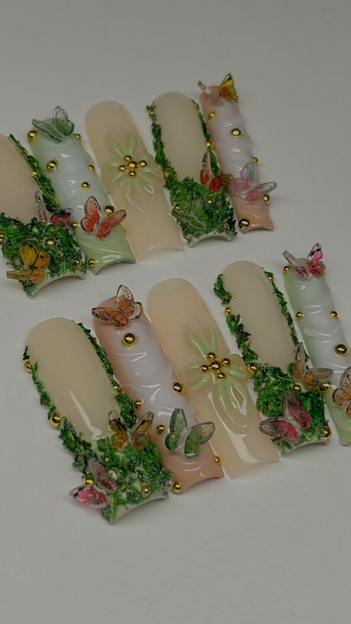 SHE WAS A FAIRY | SQUARE | XL LONG | PRESS ON NAILS
