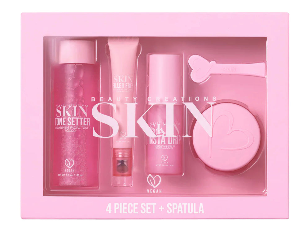 SKIN 4 PIECE SET + SPATULA