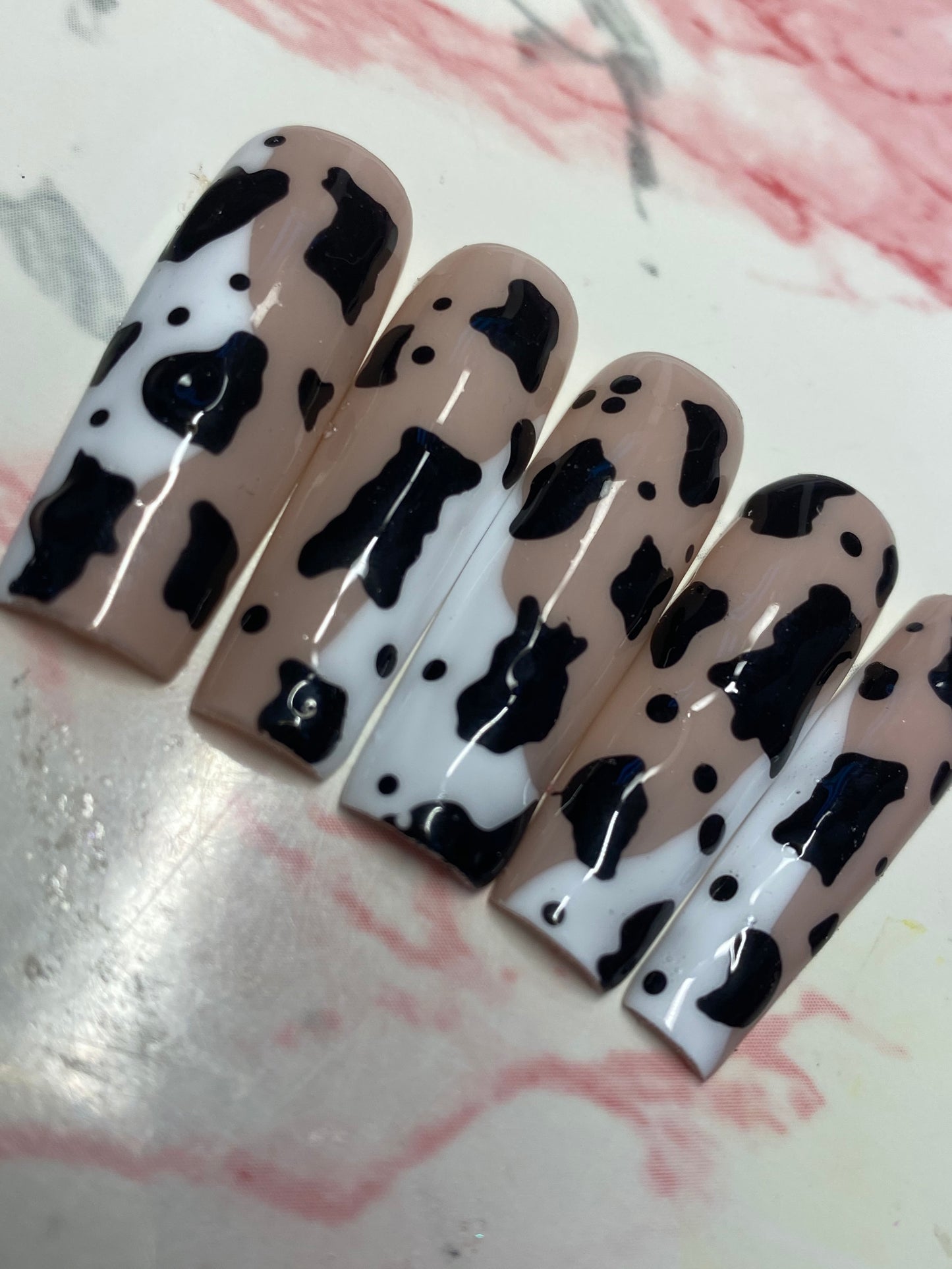 MOO | SQUARE | LONG | PRESS ON NAILS